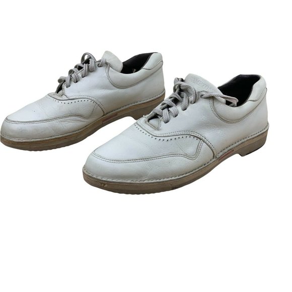 Converse HAMPTONS STYLED BY NINO CERRUTI BEIGE IVORY LEATHER OXFORD Size 10  USA - Picture 5 of 10